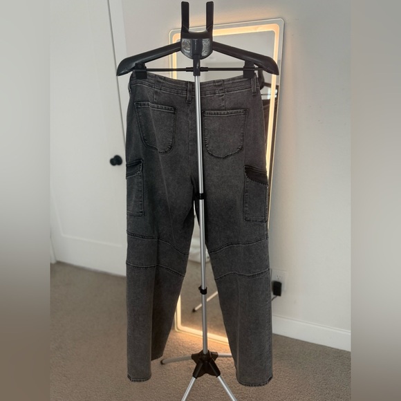 L'AGENCE NWOT Brooklyn High-Rise Utility Wide Leg Jeans - Picture 7 of 9